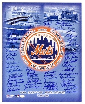 Amazin Mets Signed 16x20 Photo Signed By 48 